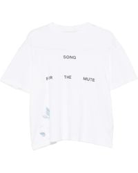 Song For The Mute - Logo-Print T-Shirt - Lyst