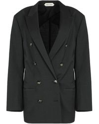 Alberta Ferretti - Double-Breasted Tailored Blazer - Lyst