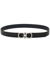 Ferragamo - Ferragamo Logo Plaque Belt - Lyst
