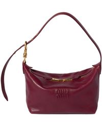 Miu Miu - Spirit Nappa Leather Bag - Lyst