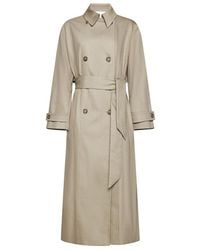 A.P.C. - Double-Breasted Belted Trench Coat - Lyst