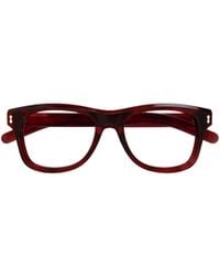 Gucci - Eyewear	Rectangle Frame Glasses - Lyst