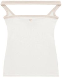 Courreges - Courrèges Hyperbole Contrast Top - Lyst