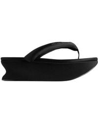 Balenciaga - Gaeta Thong Wedge Heeled Sandals - Lyst