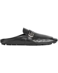 Gucci - Slipper With Double G - Lyst