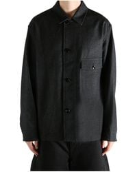 Lemaire - Pocket Detailed Buttoned Shirt - Lyst