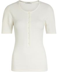 Lemaire - Ribbed Cotton-Blend Top - Lyst