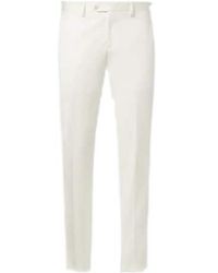 Lardini - Mid-Rise Cotton Slim Pants - Lyst