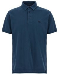 Etro - Logo Embroidered Straight Hem Polo Shirt - Lyst
