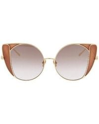 Linda Farrow - Cat-Eye Frame Sunglasses - Lyst