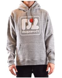 DSquared² - Logo Hooded Sweater - Lyst