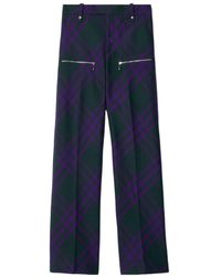 Burberry - Straight Trousers - Lyst