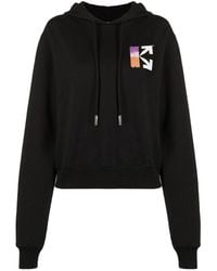 Off-White c/o Virgil Abloh - Cropped Gradient Arrows Hoodie - Lyst