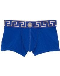 Versace - Greca Border Stretched Boxer Briefs - Lyst