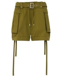 McQueen - Oversized Cargo Shorts - Lyst