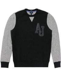 Armani Jeans - Round-Necked Logo Pullover - Lyst