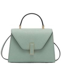 Valextra - Iside Foldover Top Micro Crossbody Bag - Lyst