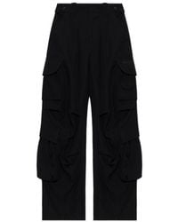 Balmain - Wool Twill Cargo Pants - Lyst