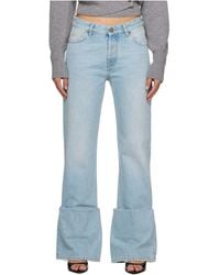 DARKPARK - Denim Trousers With Belt Loops - Lyst