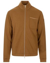 Moncler - Zip-Up Pocket Sweatshirt - Lyst