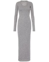 Jil Sander - Virgin Wool Midi Dress - Lyst