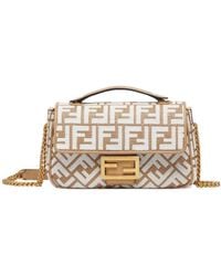 Fendi - Baguette Chain Midi Shoulder Bag - Lyst