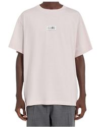 MM6 by Maison Margiela - Logo Patch T-Shirt - Lyst