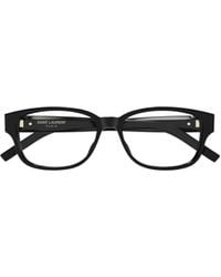 Saint Laurent - Eyewear Rectangle-Frame Glasses - Lyst