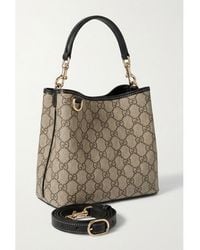 Gucci - Gg Emblem Small Bucket Bag - Lyst