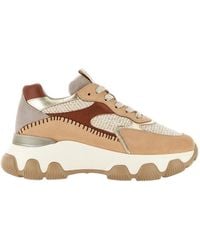 Hogan - Hyperactive Panelled Suede Sneakers - Lyst
