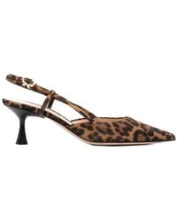 Gianvito Rossi - Ascent Pointed-Toe Slingback Pumps - Lyst