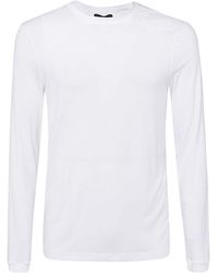 Giorgio Armani - Crewneck Long-Sleeved T-Shirt - Lyst