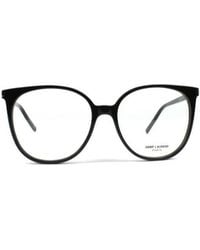 Saint Laurent - Eyewear Round Frame Glasses - Lyst