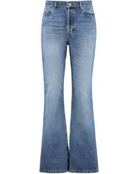 A.P.C. - Romy High Rise Flared Jeans - Lyst