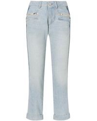 Isabel Marant - Cropped Mid-Rise Straight-Leg Jeans - Lyst