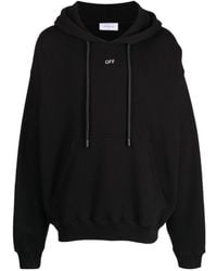 Off-White c/o Virgil Abloh - Noise Arrow Logo-Print Hoodie - Lyst