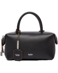 Max Mara - Small Natural Leather Bowler Bag - Lyst