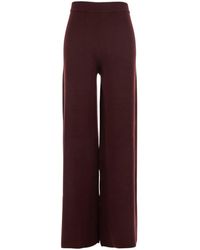 Max Mara - Judy Wide Leg Knitted Trousers - Lyst