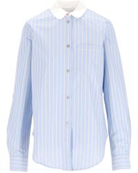 forte_forte - Shirt With French Collar - Lyst
