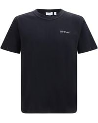Off-White c/o Virgil Abloh - Small Bookish Logo-Print T-Shirt - Lyst