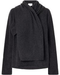 Loulou de Saison - Frances Cashmere Scarf Sweater - Lyst