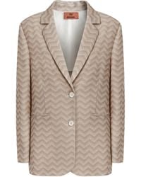 Missoni - Zigzag Single-Breasted Tailored Blazer - Lyst