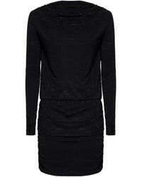 Versace Jeans Couture - Couture Draped Back Mini Dress - Lyst