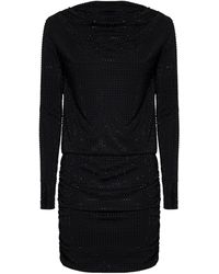 Versace Jeans Couture - Couture Draped Back Mini Dress - Lyst