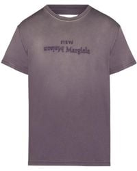 Maison Margiela - Reverse Logo Detailed Crewneck T-Shirt - Lyst