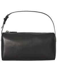 The Row - Zip-Up Leather Tote Bag - Lyst