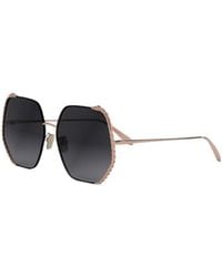 BVLGARI - Bulgari Geometric Frame Sunglasses - Lyst