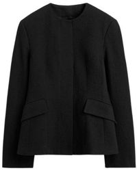 TOTEME - Crew Neck Long-Sleeved Casual Jacket - Lyst