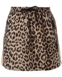 Dior - Leopard Print Skirt - Lyst