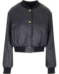 Max Mara - 'S Buttoned Long-Sleeved Bomber Jacket - Lyst